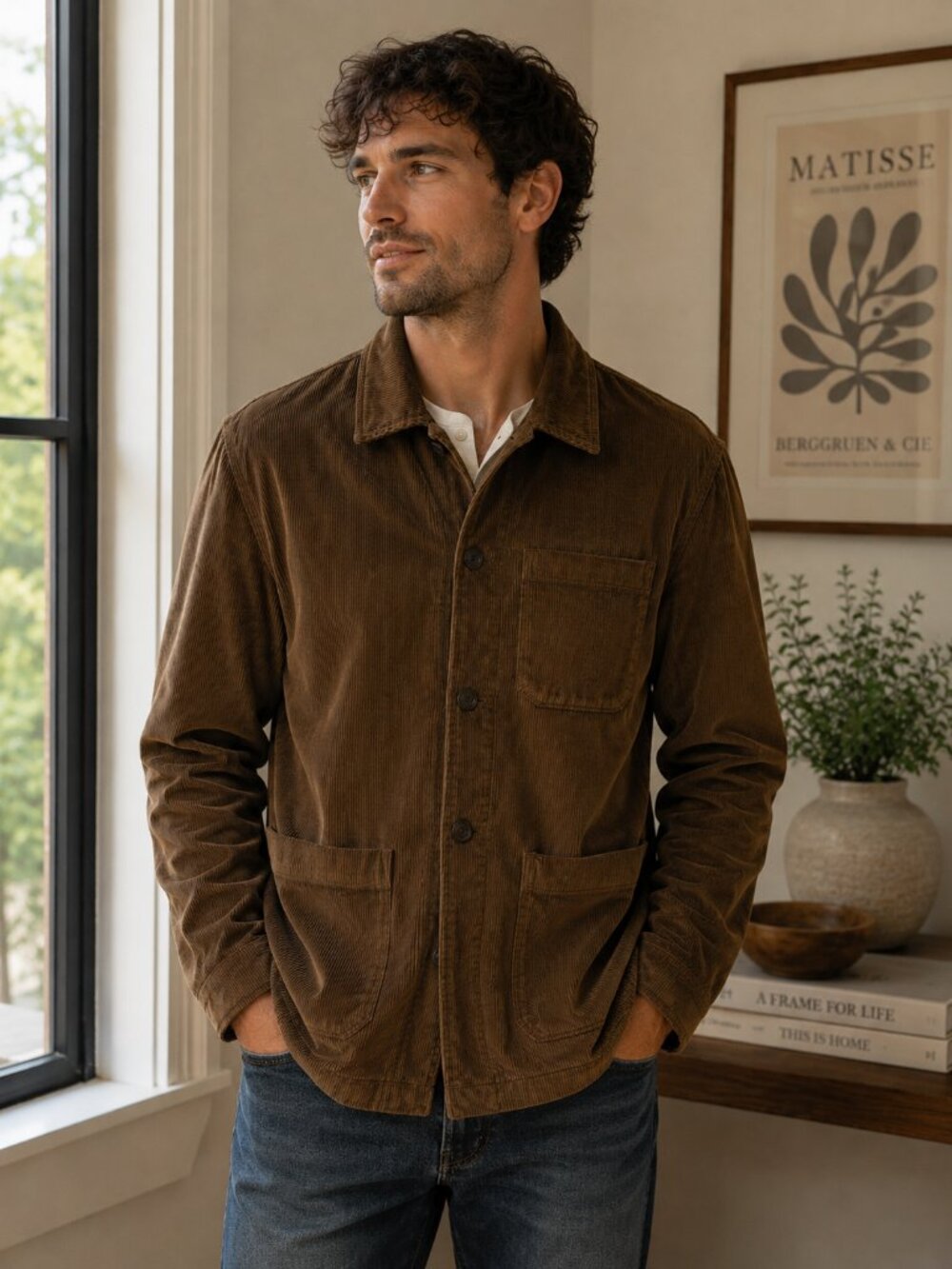 Wallace & Barnes Corduroy Chore Jacket - Picture 2 of 10